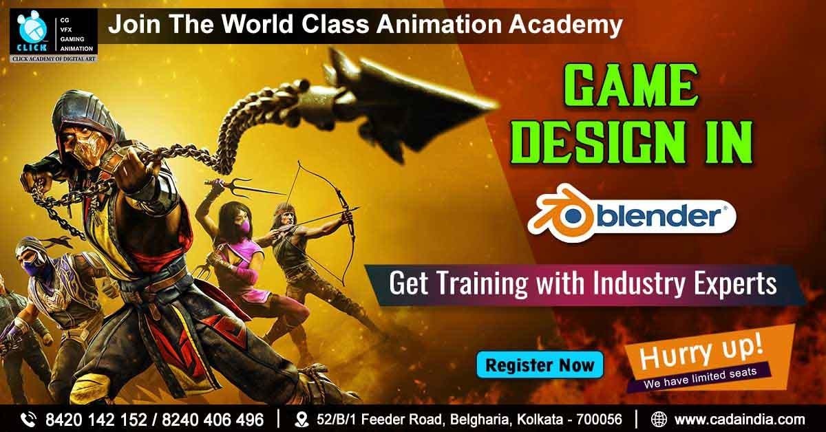  Gaming Course in kolkata  Click Academy of Digital Art